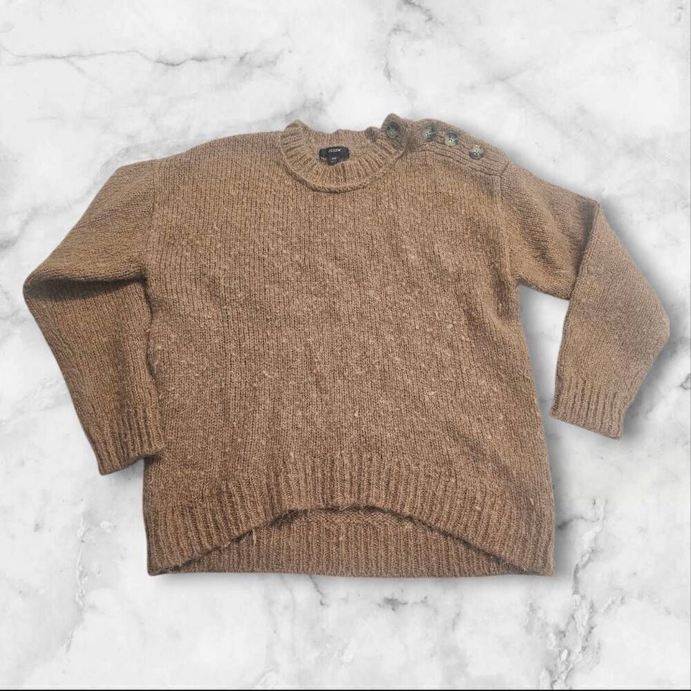 J. Crew Brown Alpaca Sweater Size XS